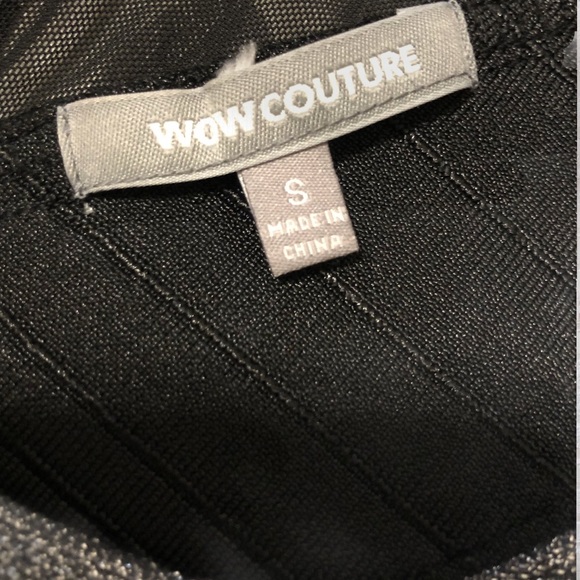 šFall Saleš WOW Couture Navy & Silver Dress - Picture 5 of 5